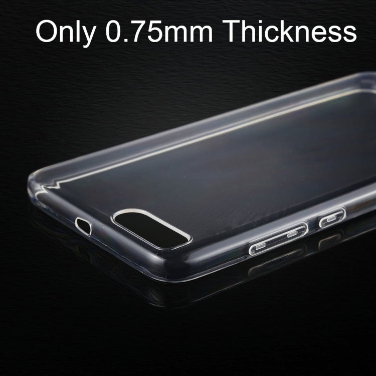 50 PCS for Xiaomi Note 3 0.75mm Ultra-thin Transparent TPU Protective Case