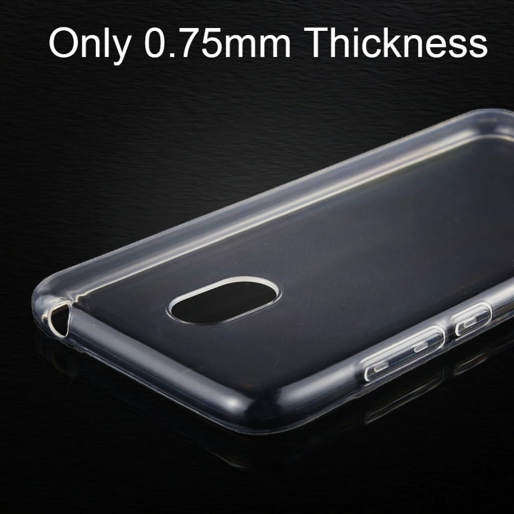 For Meizu  M6 0.75mm Ultra-thin Transparent TPU Protective Case (Transparent)