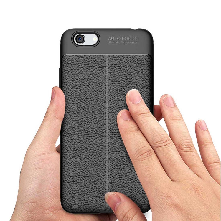 For Vivo  Y66 Litchi Texture Soft TPU Protective Case