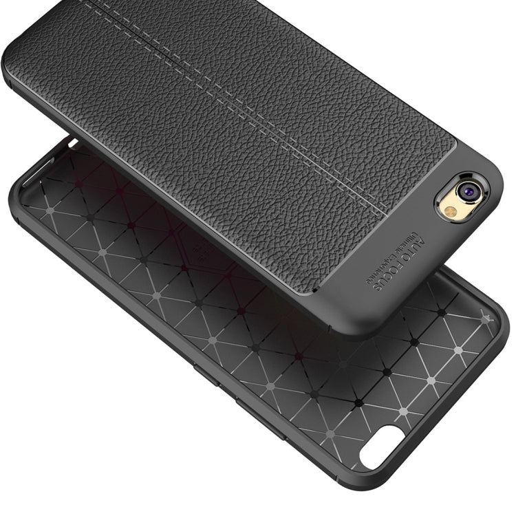 For Vivo  Y67 / V5 Litchi Texture Soft TPU Protective Case