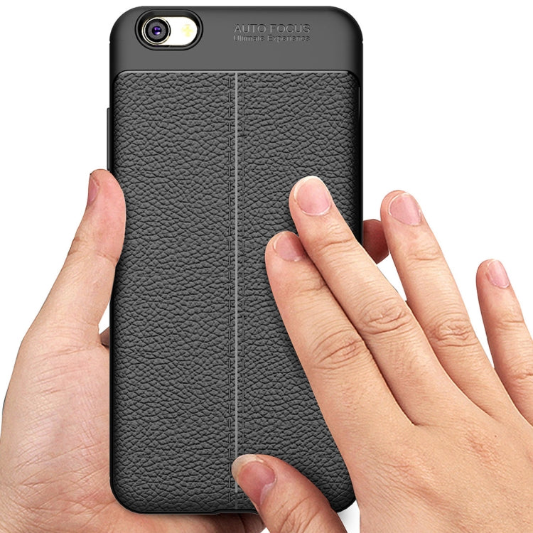 For Vivo  Y67 / V5 Litchi Texture Soft TPU Protective Case