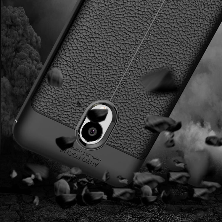 For Meizu  M5 Note Litchi Texture Soft TPU Protective Case