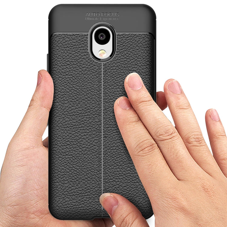 For Meizu  M5 Note Litchi Texture Soft TPU Protective Case