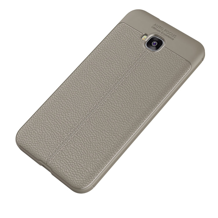 For Asus Zenfone 4 Selfie (ZD553KL) Litchi Texture Soft TPU Anti-skip Protective Cover Back Case