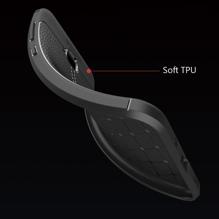 For Asus Zenfone 4 Selfie (ZD553KL) Litchi Texture Soft TPU Anti-skip Protective Cover Back Case