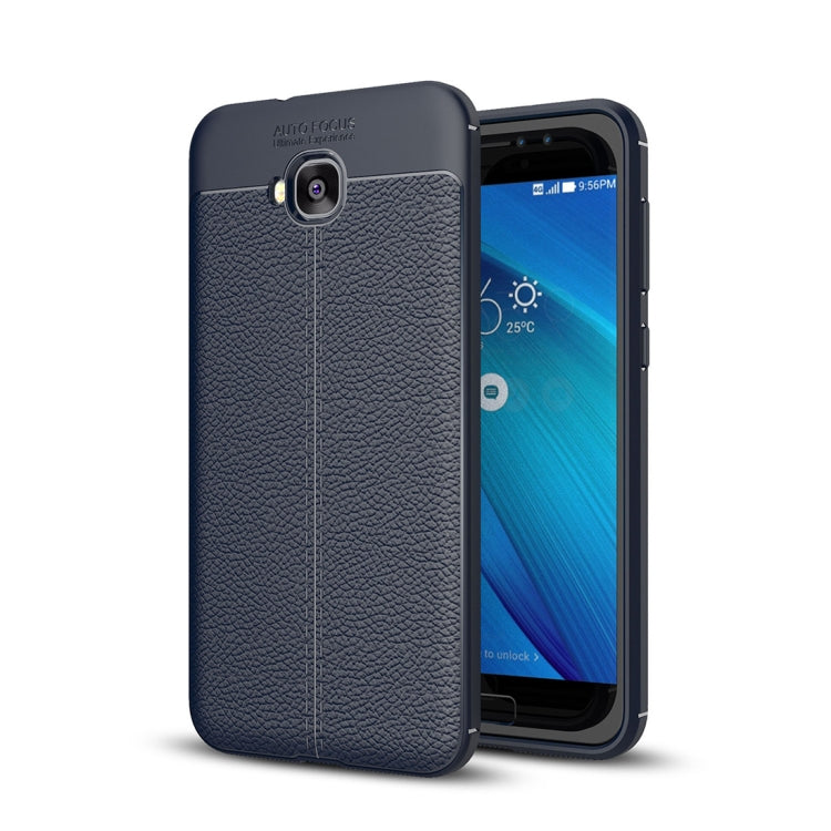 For Asus Zenfone 4 Selfie (ZD553KL) Litchi Texture Soft TPU Anti-skip Protective Cover Back Case
