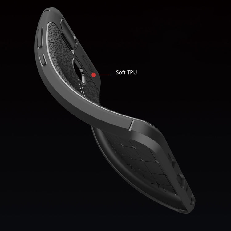 For Asus Zenfone 3 Zoom (ZE553KL) Litchi Texture Soft TPU Anti-skip Protective Cover Back Case