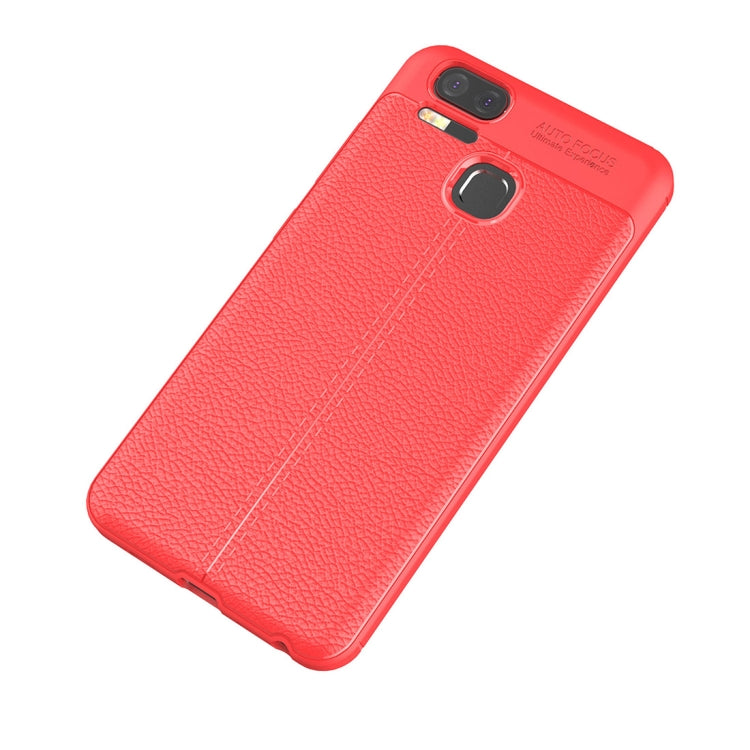 For Asus Zenfone 3 Zoom (ZE553KL) Litchi Texture Soft TPU Anti-skip Protective Cover Back Case