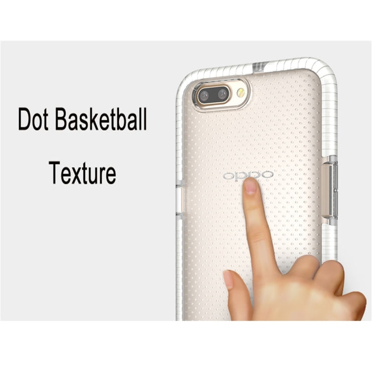 For OPPO R11 Plus Basketball Texture Anti-collision TPU Protective Case