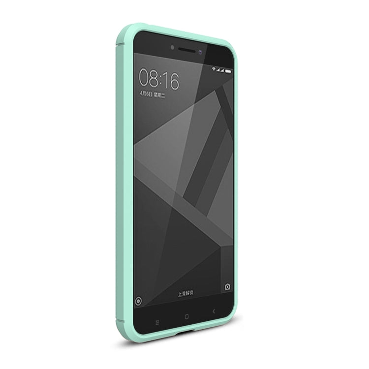 For Xiaomi  Redmi 4X  Brushed Carbon Fiber Texture Shockproof TPU Protective Cover Case