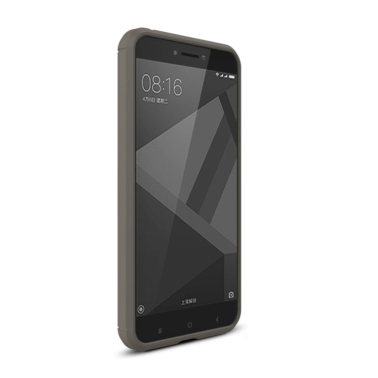 For Xiaomi  Redmi 4X  Brushed Carbon Fiber Texture Shockproof TPU Protective Cover Case