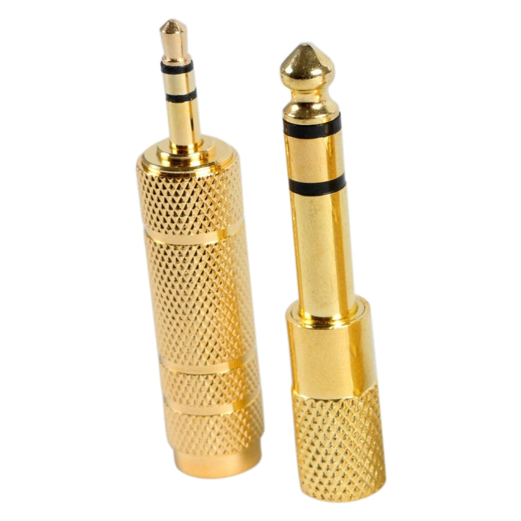 2 in 1 6.35mm to 3.5mm Stereo Audio Adapter Set