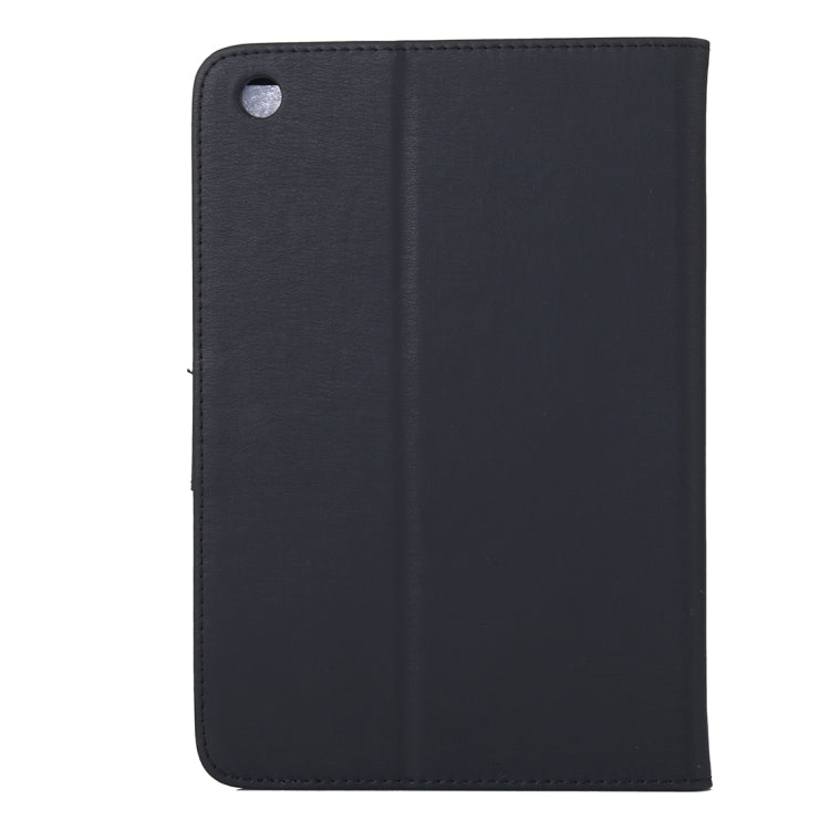 For iPad mini 3 Pressed Flowers Butterfly Pattern Horizontal Flip PU Leather Case with Magnetic Buckle & Holder & Card Slots & Wallet