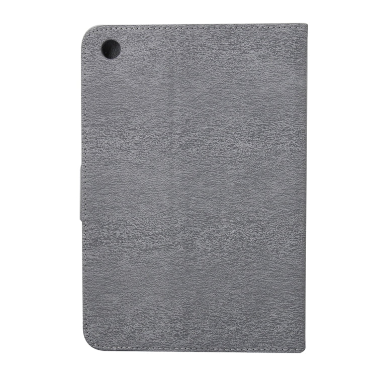 For iPad mini 3 Pressed Flowers Butterfly Pattern Horizontal Flip PU Leather Case with Magnetic Buckle & Holder & Card Slots & Wallet
