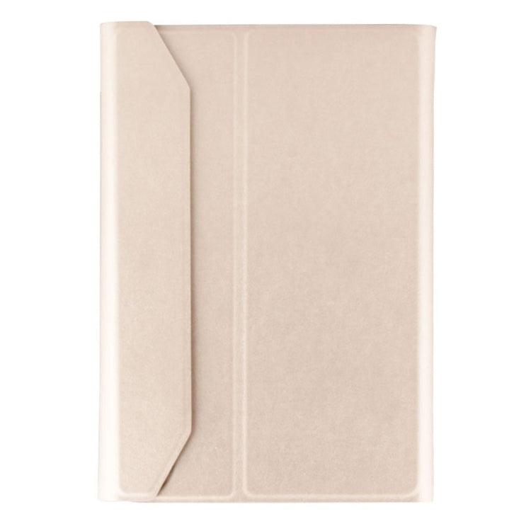 For iPad mini 3 / mini 2 / mini Detachable Aluminum Alloy Bluetooth Keyboard + Lambskin Texture Leather Tablet Case with Holder
