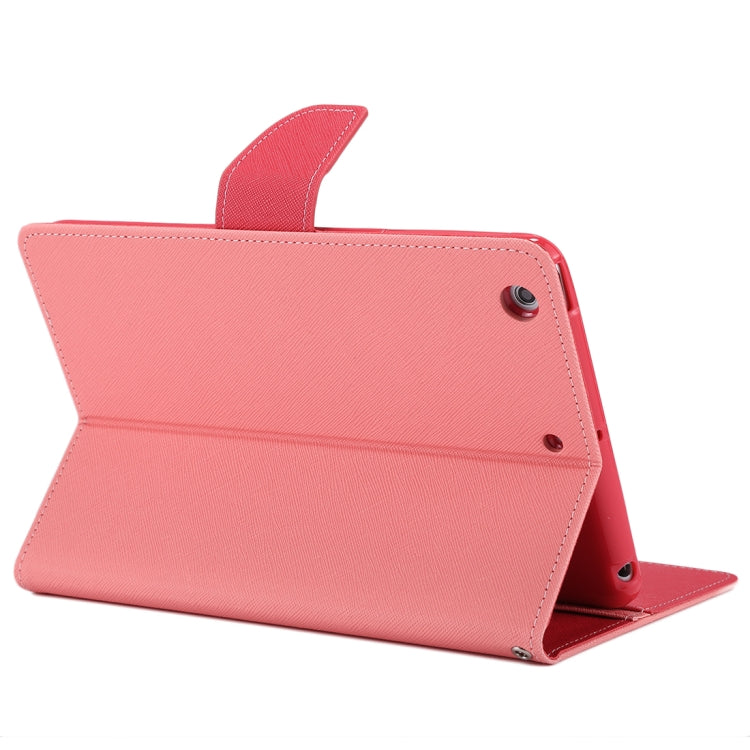 GOOSPERY FANCY DIARY for iPad mini 3 / 2 Cross Texture Leather Case with Card Slot & Holder & Wallet