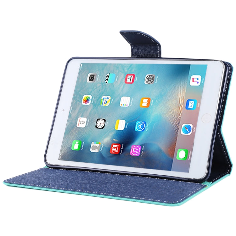 GOOSPERY FANCY DIARY for iPad mini 3 / 2 Cross Texture Leather Case with Card Slot & Holder & Wallet