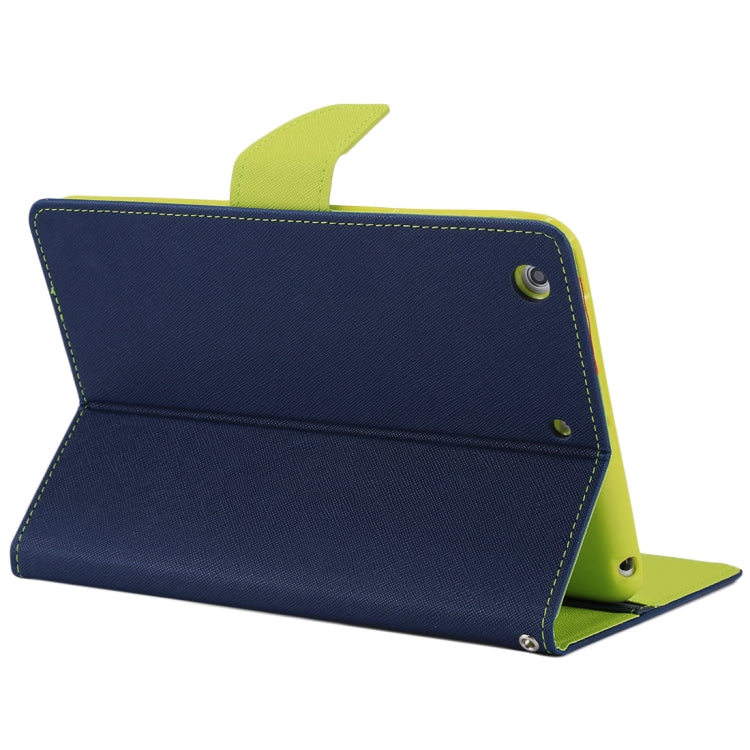 GOOSPERY FANCY DIARY for iPad mini 3 / 2 Cross Texture Leather Case with Card Slot & Holder & Wallet