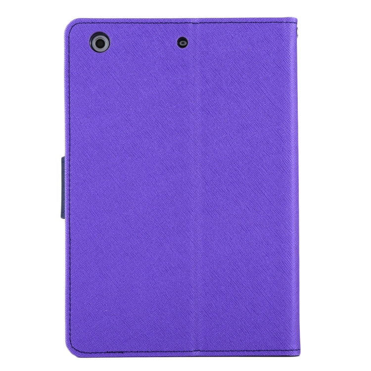 GOOSPERY FANCY DIARY for iPad mini 3 / 2 Cross Texture Leather Case with Card Slot & Holder & Wallet