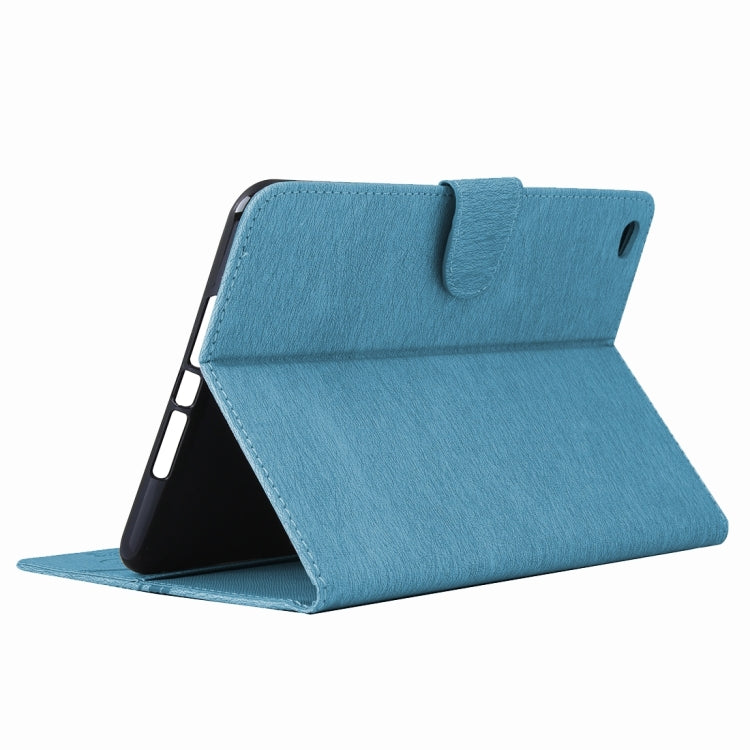 For iPad mini 4 Pressed Flowers Butterfly Pattern Horizontal Flip PU Leather Case with Magnetic Buckle & Holder & Card Slots & Wallet