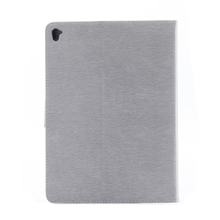 For iPad Pro 9.7inch Pressed Flowers Butterfly Pattern Horizontal Flip PU Leather Case with Magnetic Buckle & Holder & Card Slots & Wallet