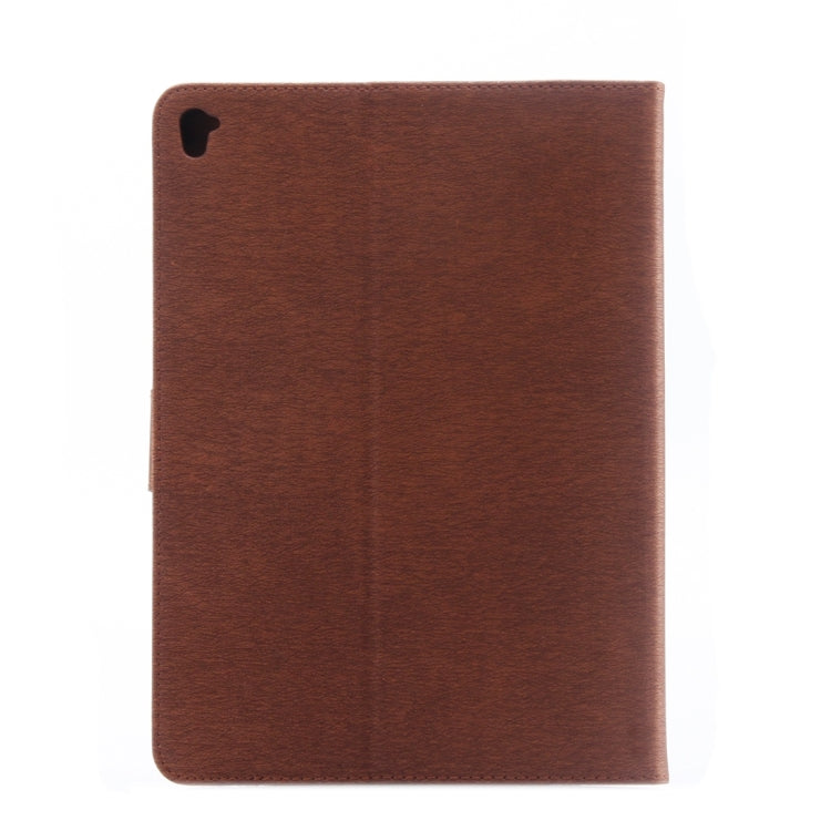 For iPad Pro 9.7inch Pressed Flowers Butterfly Pattern Horizontal Flip PU Leather Case with Magnetic Buckle & Holder & Card Slots & Wallet
