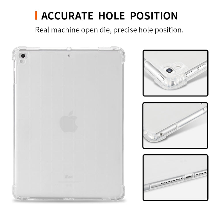 Transparent TPU Full Edge Thicken Corners Shockproof Soft Protective Case for iPad 9.7 (2018) / 9.7 (2017) / air / air2