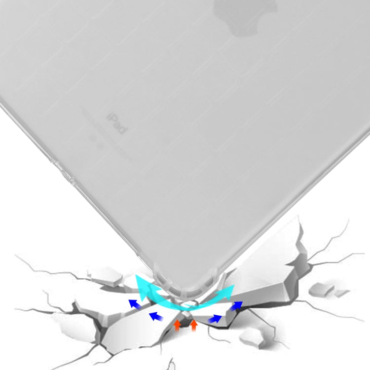 Transparent TPU Full Edge Thicken Corners Shockproof Soft Protective Case for iPad 9.7 (2018) / 9.7 (2017) / air / air2
