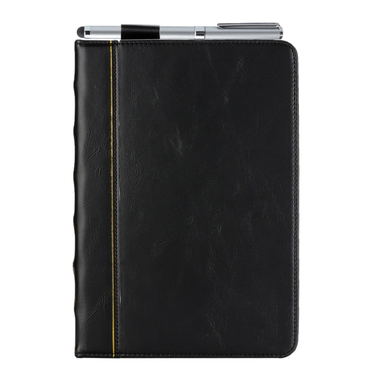 Bible Style Business Horizontal Flip Leather Case for iPad