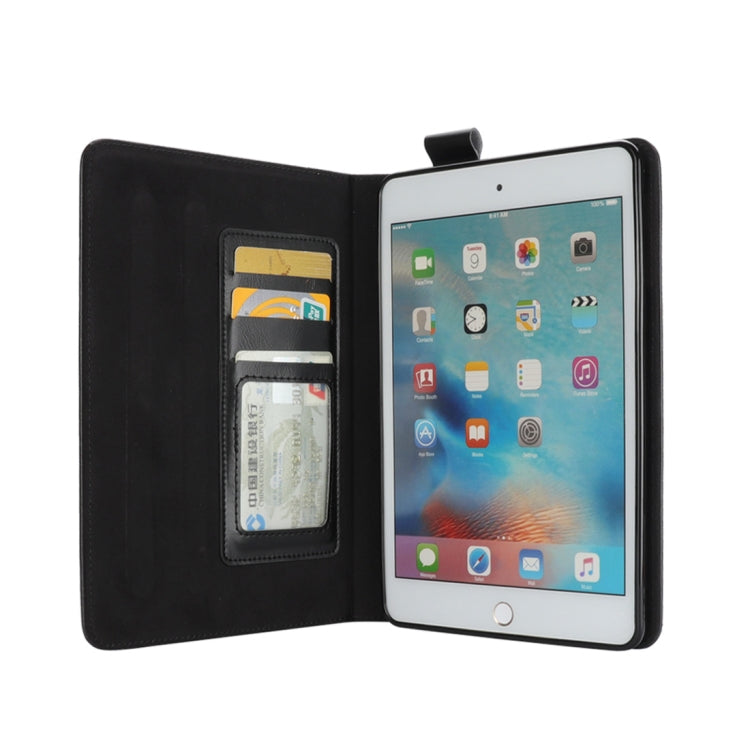 Bible Style Business Horizontal Flip Leather Case for iPad
