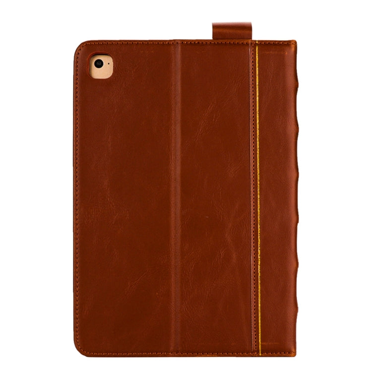 Bible Style Business Horizontal Flip Leather Case for iPad