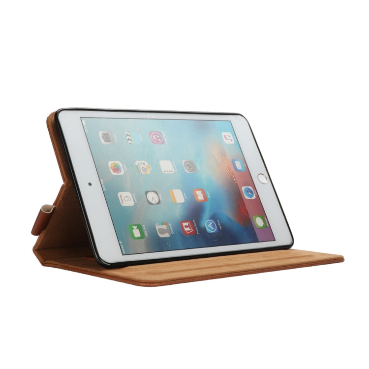 Bible Style Business Horizontal Flip Leather Case for iPad