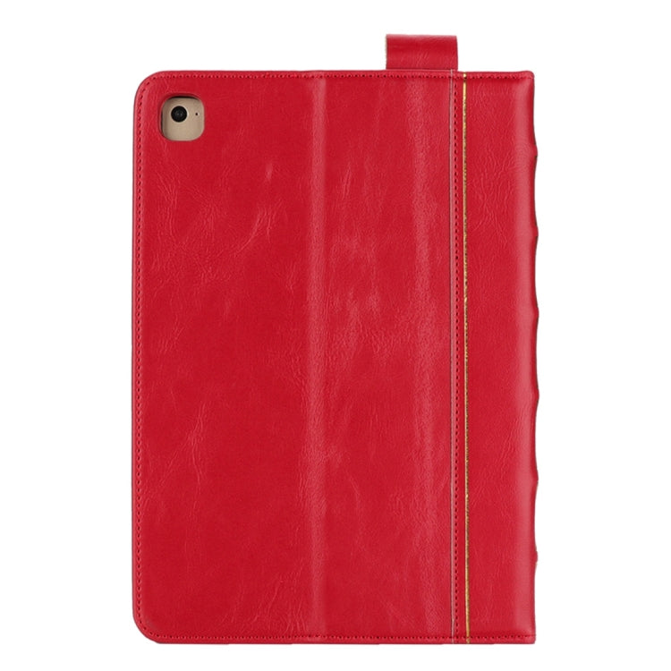 Bible Style Business Horizontal Flip Leather Case for iPad