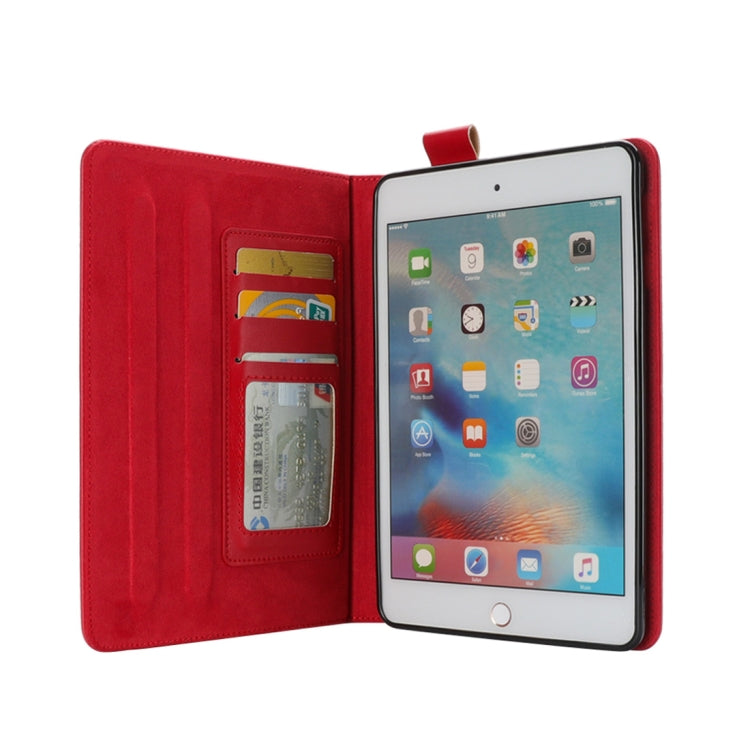 Bible Style Business Horizontal Flip Leather Case for iPad