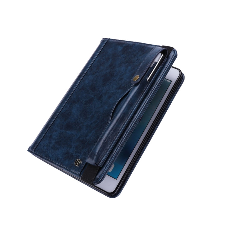Horizontal Flip Leather Case for iPad mini 4/3/2/1,  with Double Card Slots & Pen Slots & Holder & Wallet & Photo Frame
