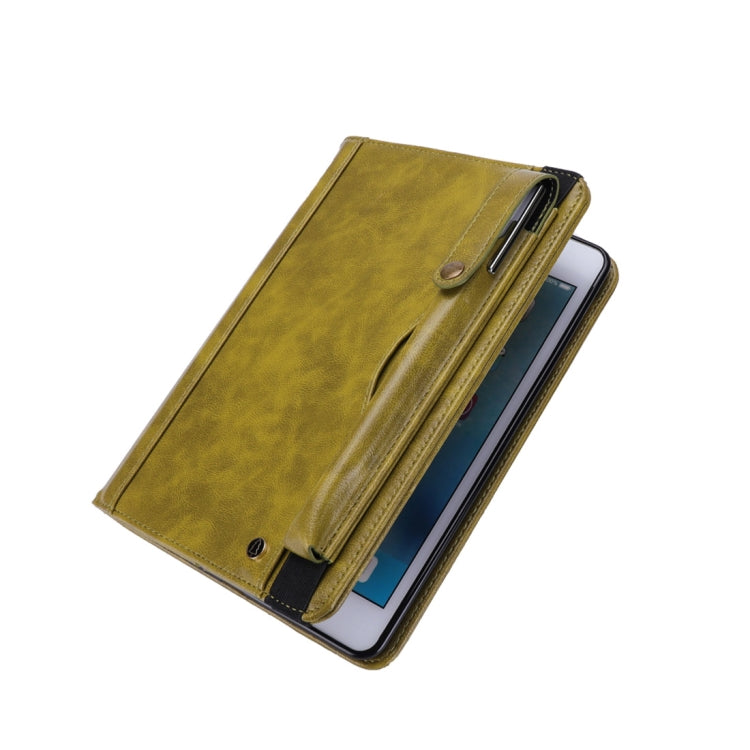 Horizontal Flip Leather Case for iPad mini 4/3/2/1,  with Double Card Slots & Pen Slots & Holder & Wallet & Photo Frame