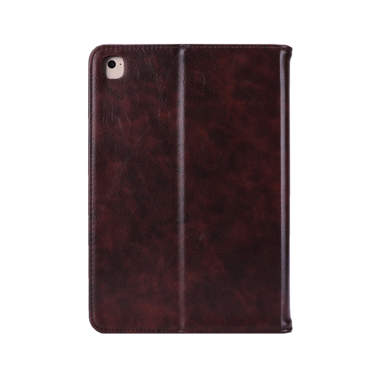 Horizontal Flip Leather Case for iPad mini 4/3/2/1,  with Double Card Slots & Pen Slots & Holder & Wallet & Photo Frame