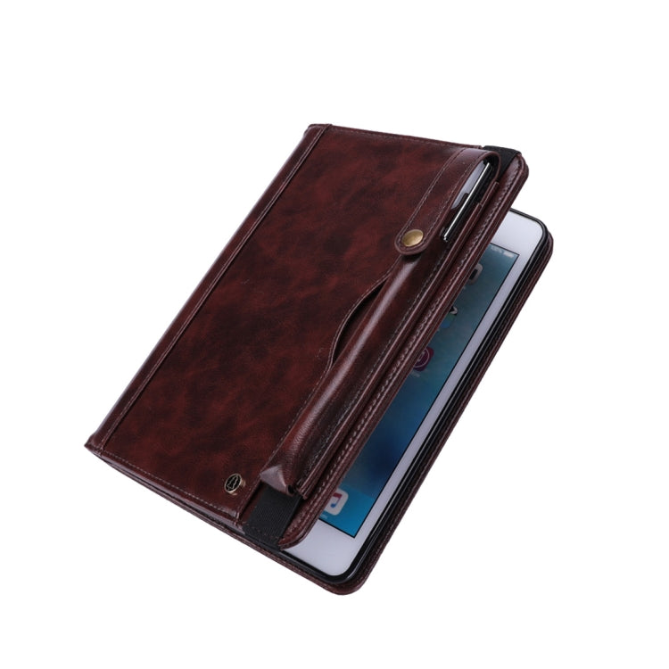 Horizontal Flip Leather Case for iPad mini 4/3/2/1,  with Double Card Slots & Pen Slots & Holder & Wallet & Photo Frame