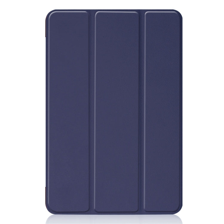Custer Texture Horizontal Flip Smart PU Leather Case for iPad Mini 4 / Mini 5, with Sleep / Wake-up Function & Three-folding Holder