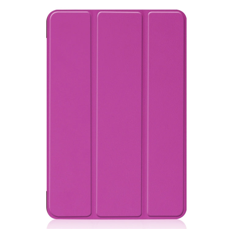 Custer Texture Horizontal Flip Smart PU Leather Case for iPad Mini 4 / Mini 5, with Sleep / Wake-up Function & Three-folding Holder