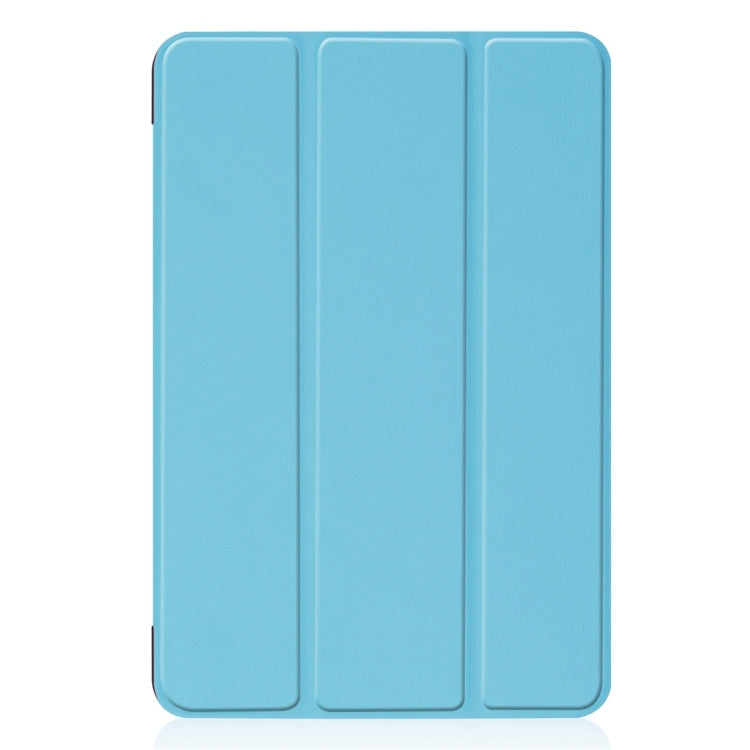 Custer Texture Horizontal Flip Smart PU Leather Case for iPad Mini 4 / Mini 5, with Sleep / Wake-up Function & Three-folding Holder