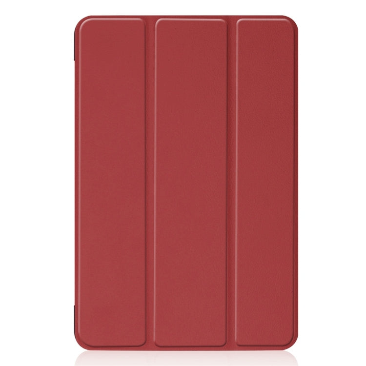 Custer Texture Horizontal Flip Smart PU Leather Case for iPad Mini 4 / Mini 5, with Sleep / Wake-up Function & Three-folding Holder