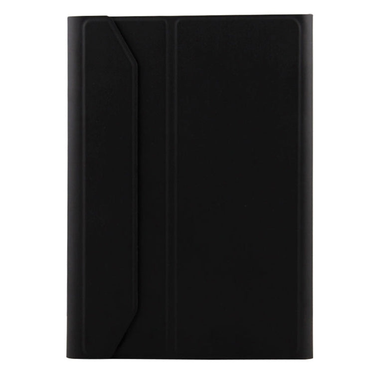 For iPad mini 4 Detachable Aluminum Alloy Bluetooth Keyboard + Lambskin Texture Leather Tablet Case with Holder
