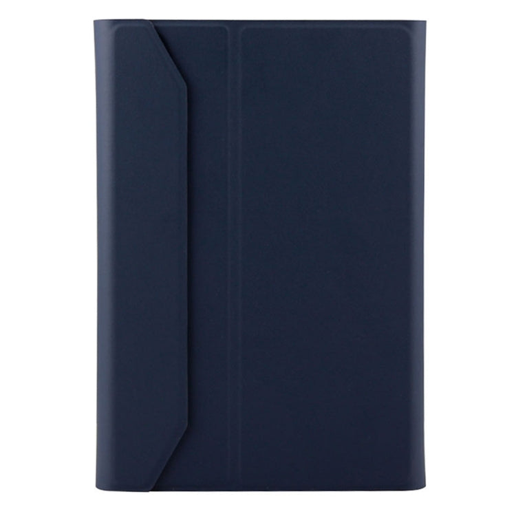 For iPad mini 4 Detachable Aluminum Alloy Bluetooth Keyboard + Lambskin Texture Leather Tablet Case with Holder
