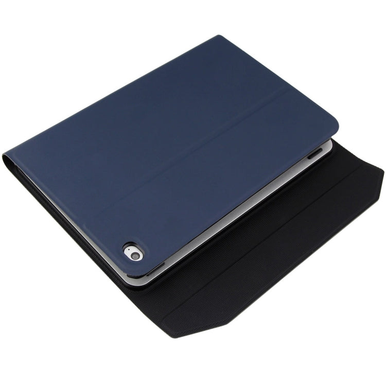 For iPad mini 4 Detachable Aluminum Alloy Bluetooth Keyboard + Lambskin Texture Leather Tablet Case with Holder
