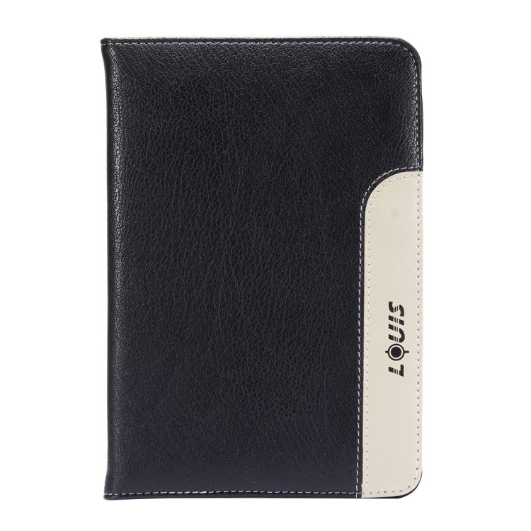 LOUIS for iPad mini 4 / mini 3 / mini 2 / mini Protective Leather Case with Holder & Card Slots & Hand Strap