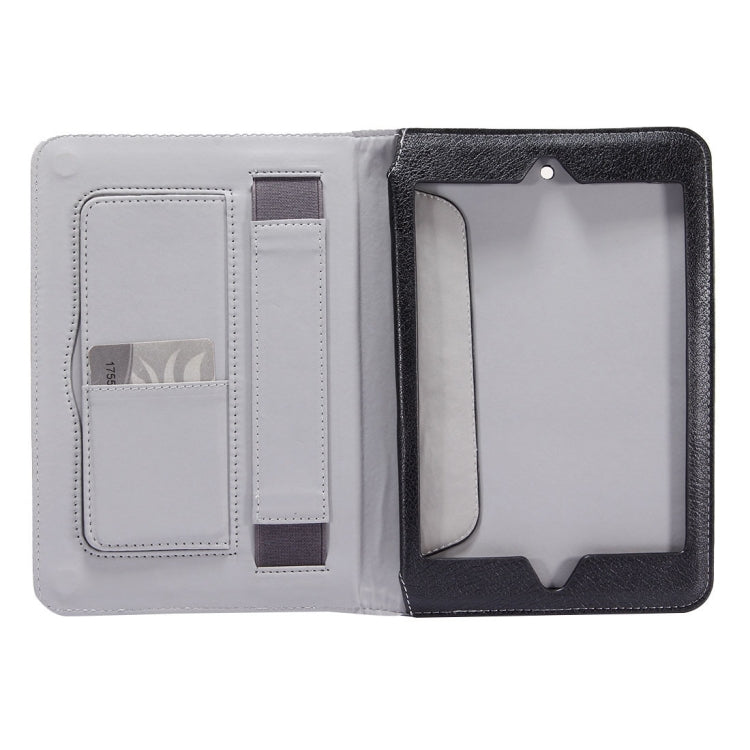LOUIS for iPad mini 4 / mini 3 / mini 2 / mini Protective Leather Case with Holder & Card Slots & Hand Strap
