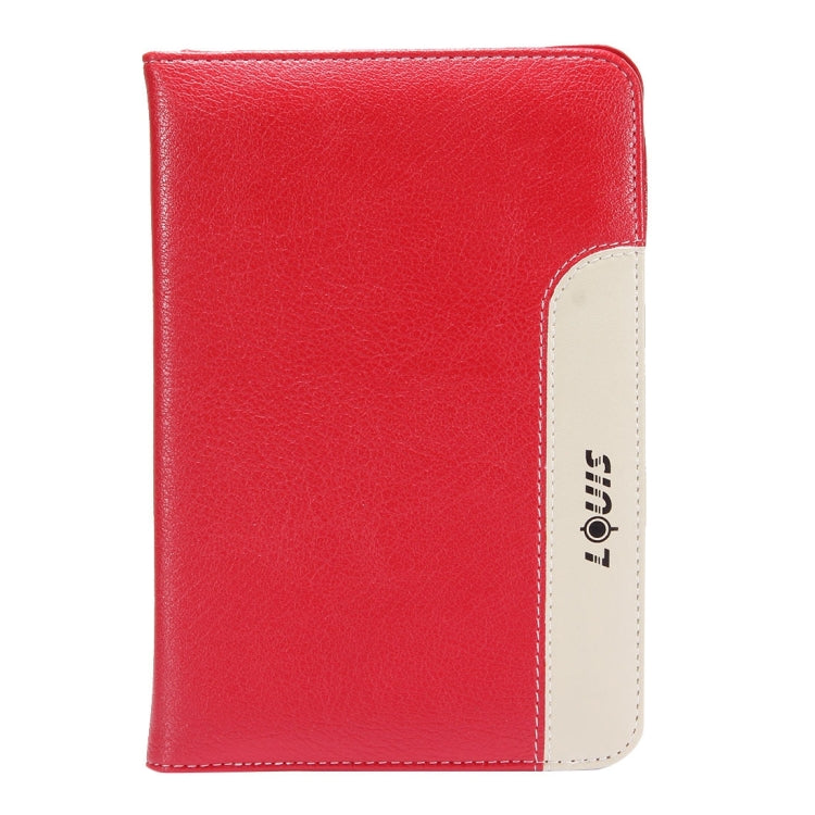 LOUIS for iPad mini 4 / mini 3 / mini 2 / mini Protective Leather Case with Holder & Card Slots & Hand Strap