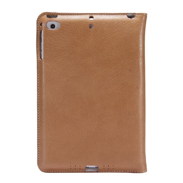 LOUIS for iPad mini 4 / mini 3 / mini 2 / mini Protective Leather Case with Holder & Card Slots & Hand Strap