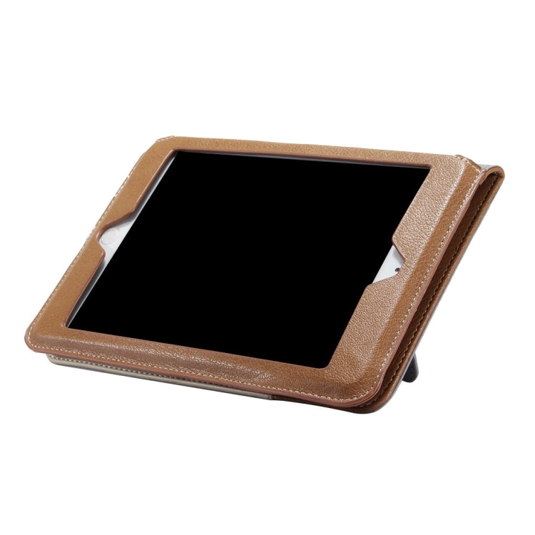 LOUIS for iPad mini 4 / mini 3 / mini 2 / mini Protective Leather Case with Holder & Card Slots & Hand Strap